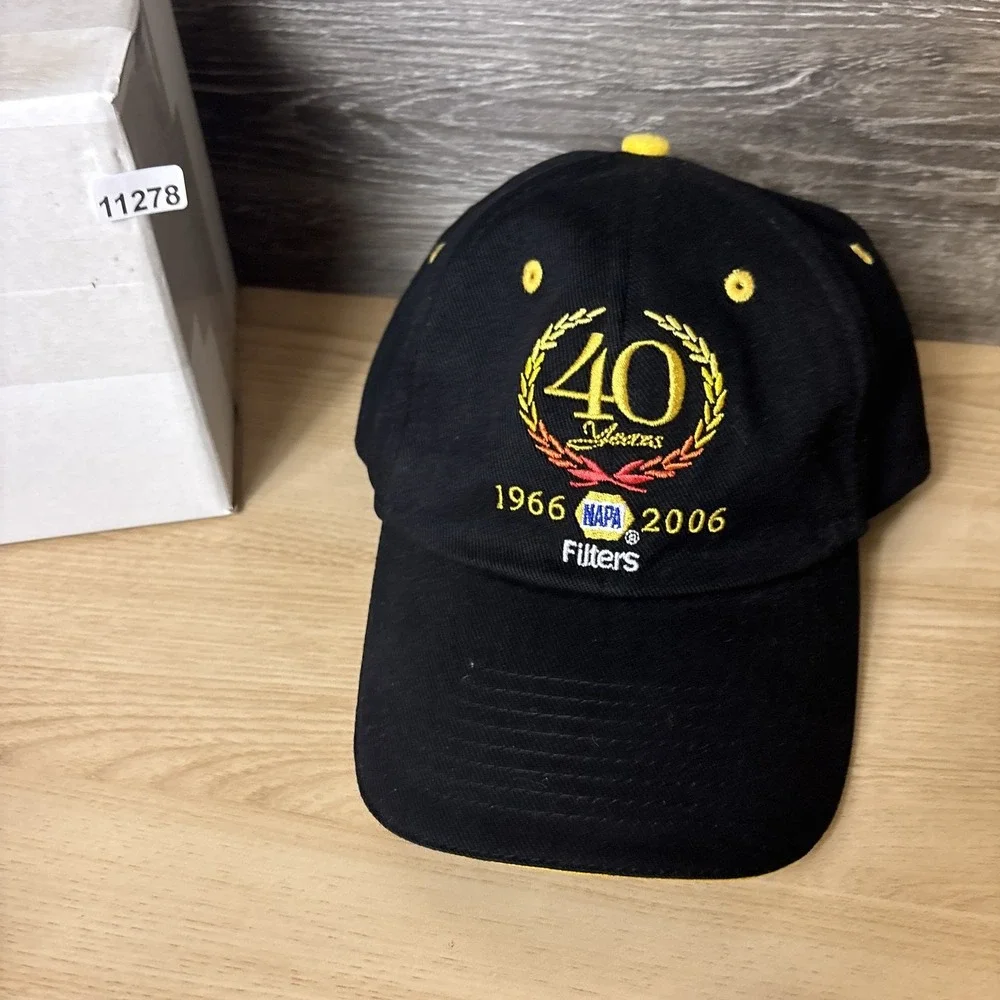 NAPA Filters Hat Cap Strap Back 40 Years Anniversary Promo Mens Adjustable